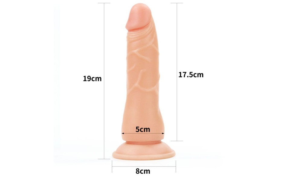 Lovetoy Ingen Easy Strap On Dildo Set Flesh 19cm Secondary image