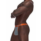 Male Power Casanova Uplift Stretchy Micro Mens Thong Grey Male Power