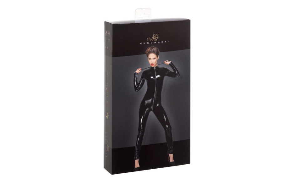 Noir Handmade PVC Overall With 3 Way Zipper Women Fetish Dress Noir Handmade