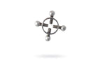 ToyFA Metal Silver Metal Nipple Clamp 2 Piece ToyFA
