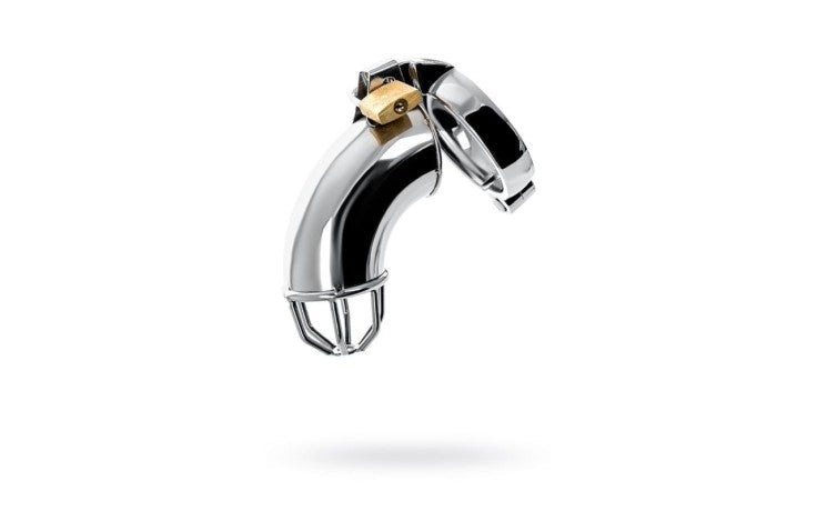 ToyFA Metal Silver Metal Cock Cage With Rings & Lock ToyFA Main image