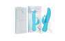 BMS Factory Swan The Kissing Rechargeable Rabbit Vibrator Blue Secondary image