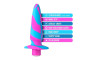 Blush Novelties Avant Vibrotize Silicone Mini Anal Vibrator Fuchsia Blush Novelties