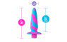Blush Novelties Avant Vibrotize Silicone Mini Anal Vibrator Fuchsia Blush Novelties Main image