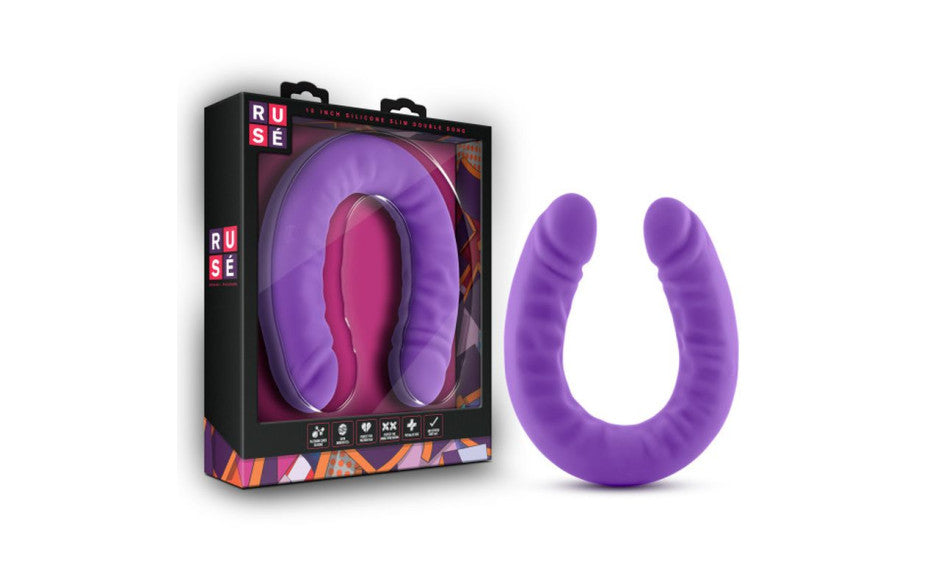 Blush Novelties Ruse Silicone Slim Double Ender Realistic Dong 18 Inch Main image