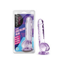 Naturally Yours 8 Inches Crystaline Realistic Dildo With Balls Main image