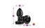 Viben Cheeky Charms Rechargeable Vibrating Metal Butt Plug With Remote Gunmetal Viben