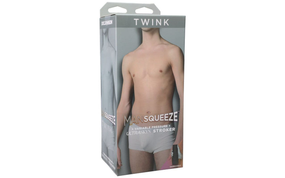 Doc Johnson Man Squeeze Twink UltraSkyn Mens Stroker Ass Vanilla Doc Johnson Main image