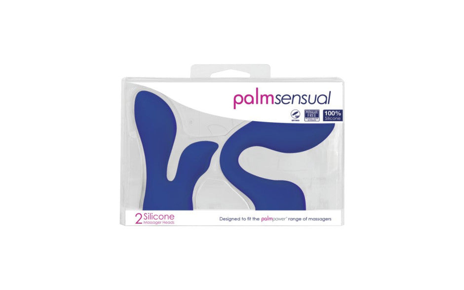 BMS Factory Palm Sensual Massager Heads Accessories Blue (For use with PalmPower) Secondary image