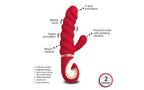 Gvibe Gcandy MINI Rabbit Vibrator Chili Coral Gvibe