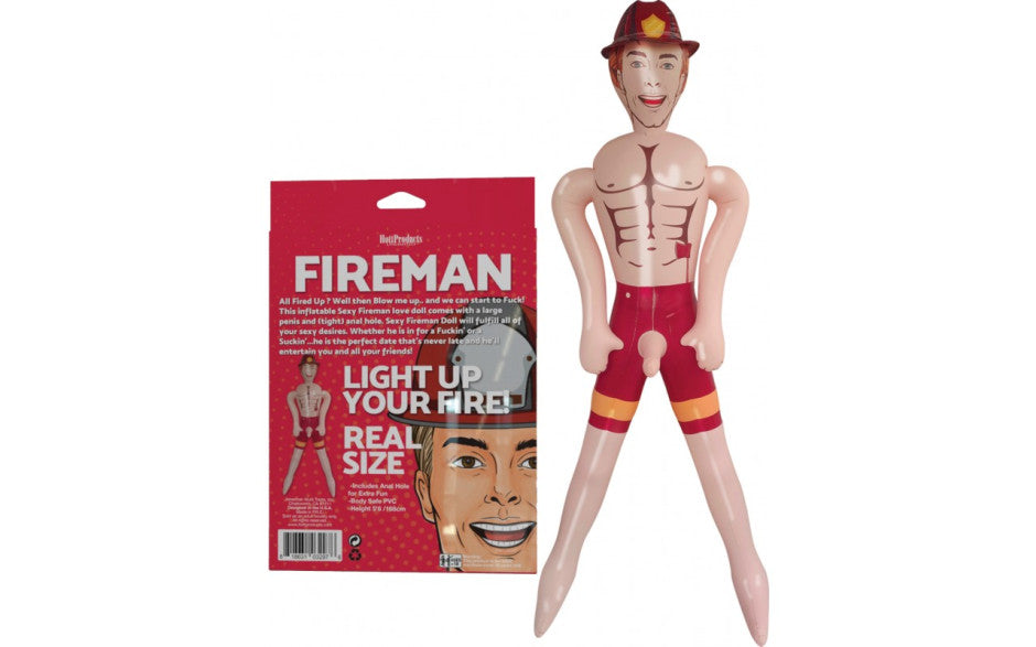 Hott Products Fireman Inflatable Blowup Love Doll Hott Products Main image