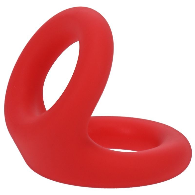 Tantus Uplift Silicone Cock Ring Crimson Tantus
