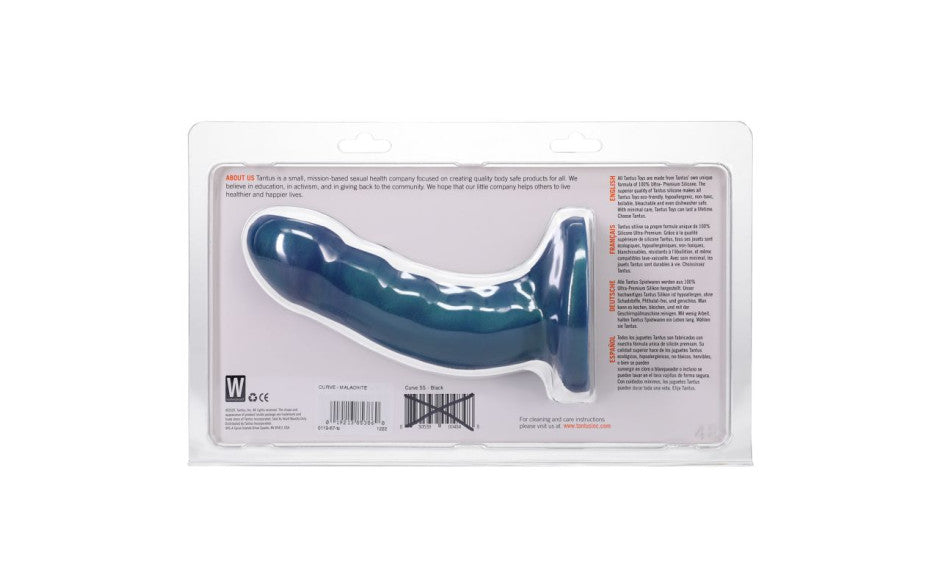 Tantus Curve Dildo Malachite Tantus