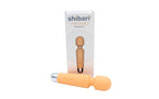 Shibari Mini Halo Wireless 20X Vibrating Body Wand Massager Peach Shibari