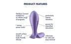 Satisfyer Intensity App Control Anal Pleasure Plug Purple Satisfyer