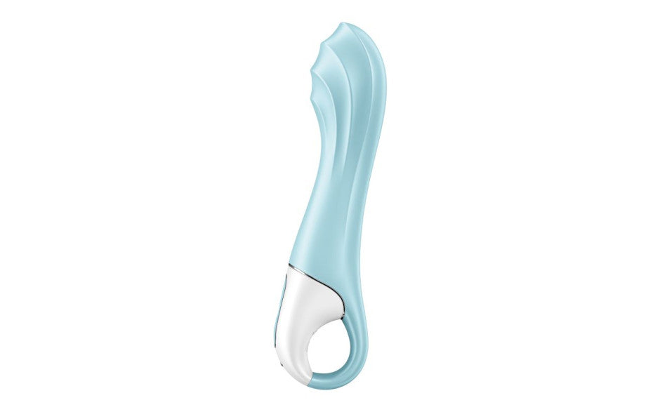 Satisfyer Air Pump Vibrator 5+ App Controlled G Spot Vibrator Blue Satisfyer