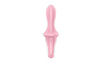 Satisfyer Air Pump Booty 5+ App Controlled Silicone Anal Vibrator Red Satisfyer