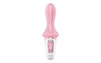 Satisfyer Air Pump Booty 5+ App Controlled Silicone Anal Vibrator Red Satisfyer