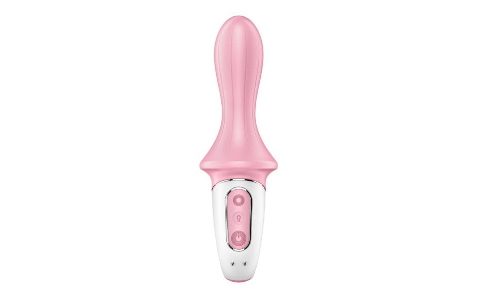 Satisfyer Air Pump Booty 5+ App Controlled Silicone Anal Vibrator Red Satisfyer