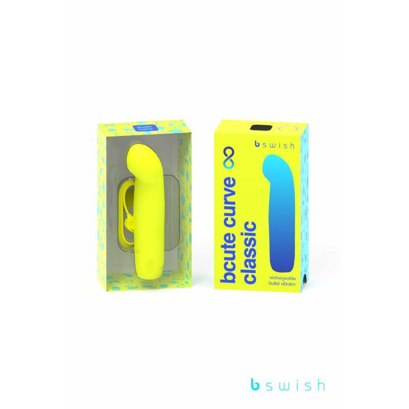 Bswish Bcute Curve Infinite Classic Vibrator Citrus Yellow Bswish
