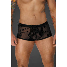 Noir Handmade Mens Flock Embroidery Short-Shorts Noir Handmade Main image