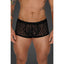 Noir Handmade Mens Leopard Flock Short Shorts Noir Handmade