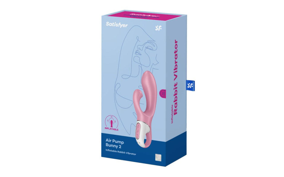 Satisfyer Air Pump Bunny 2 G Spot Rabbit Vibrator Pink Secondary image