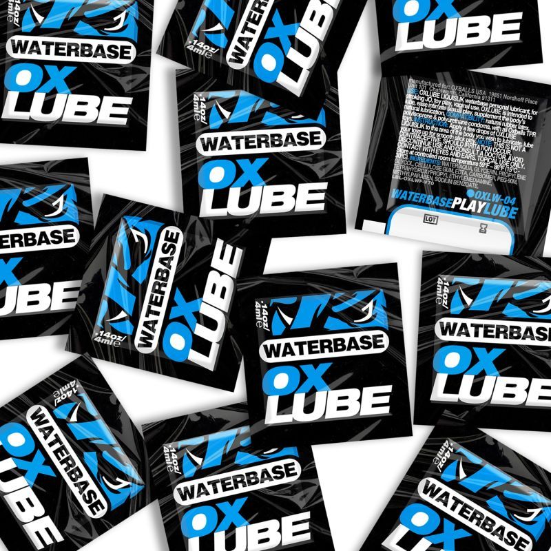 OxBalls LIQUISLIK Waterbased OXLube 50 Pk Sachets OxBalls