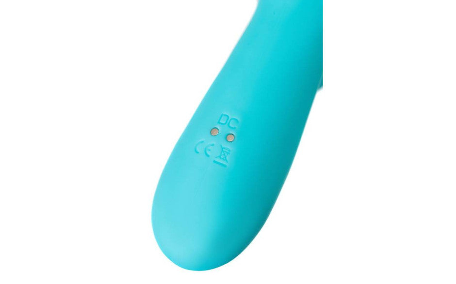 JOS Merry Swirl 10 Function Rotating Shaft Rabbit Vibrator Blue JOS
