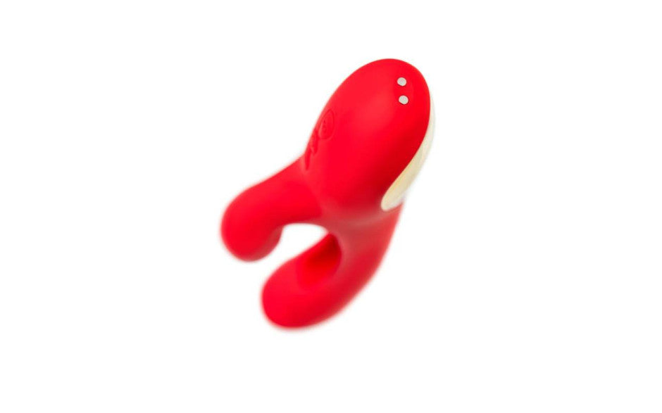 JOS Patti Moving Tongue Multi Function Rabbit Vibrator Red JOS
