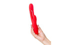 JOS Patti Moving Tongue Multi Function Rabbit Vibrator Red JOS