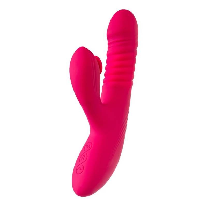 JOS Seri Thrusting Vibrator With Clitoral Stimulator Pad Secondary image