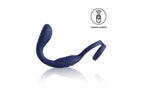 Arosum VibraDuo Vibrating Anal Probe & Perineum Stimulator With Cock Ring Arosum