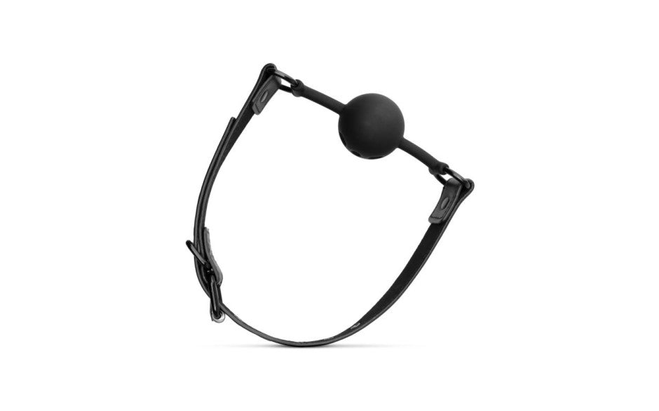 Bedroom Fantasies Breathable Silicone Ball Gag Black