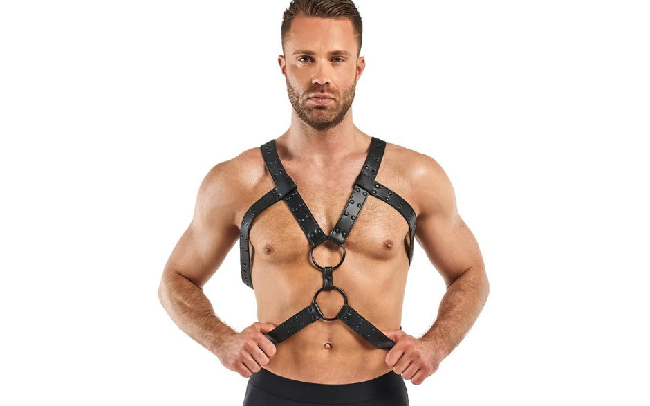 Bedroom Fantasies Rocco BDSM Play Harness Black Bedroom Fantasies