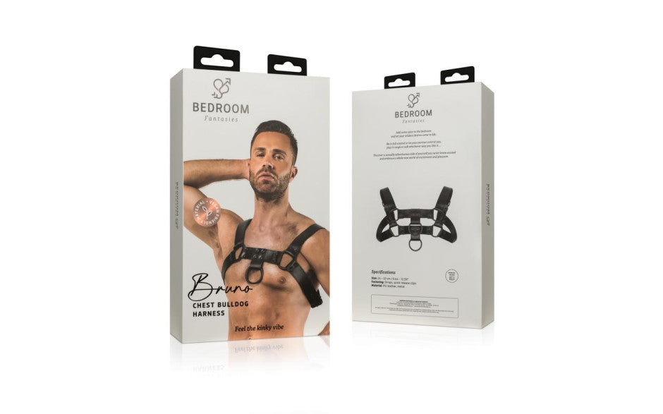 Bedroom Fantasies Bruno Fetish Play Harness Black Bedroom Fantasies