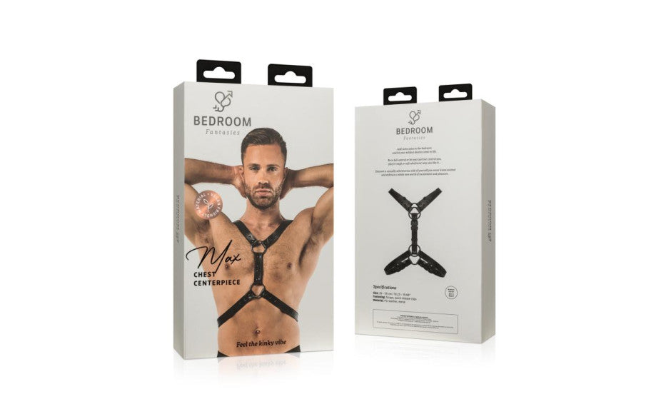 Bedroom Fantasies Max Bondage Harness Black Bedroom Fantasies