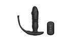 NANMA Corporation X MEN Thrusting Silicone Butt Plug With Cock Ring & Remote NANMA Corporation