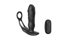 NANMA Corporation X MEN Thrusting Silicone Butt Plug With Cock Ring & Remote NANMA Corporation