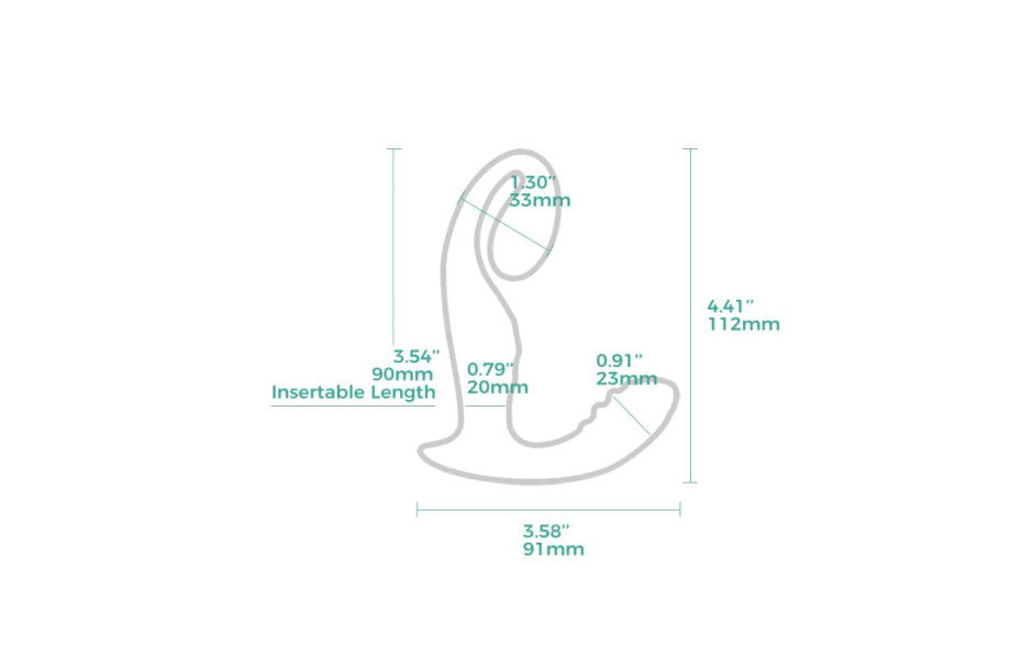 Arosum LushVibe Wearable Sprout Shaped Unisex G Spot Vibrator Arosum