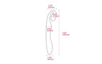 Arosum G Snuggle Ultrasoft Sprout Shaped Unisex Rechargeable G Spot Vibrator Arosum