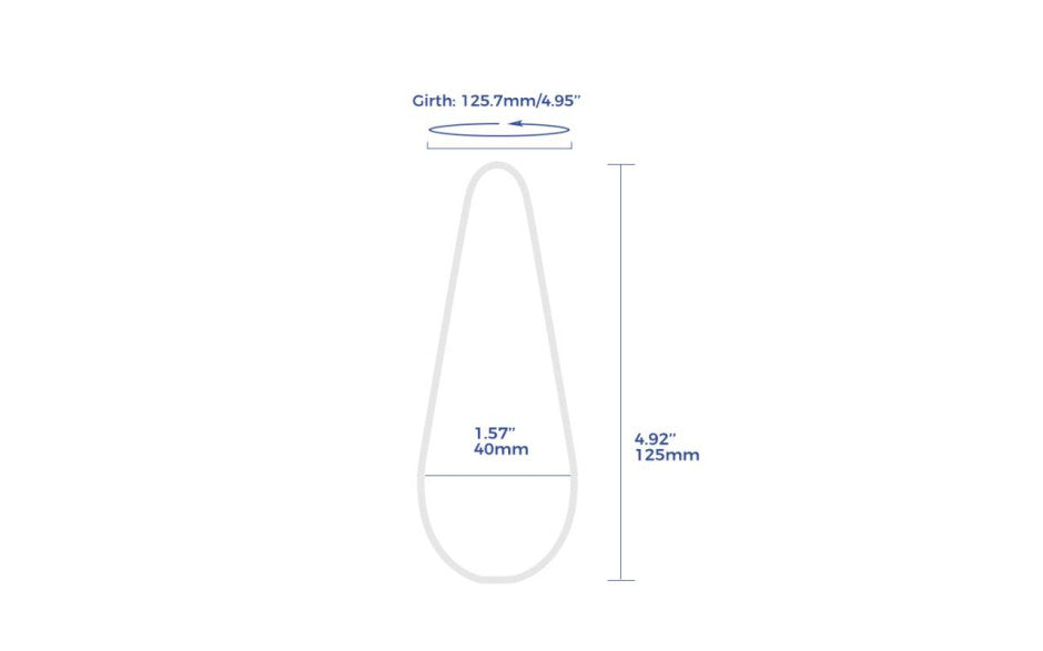 Arosum VibeSwirl Drip Shape Rechargeable Personal Vibrator Arosum