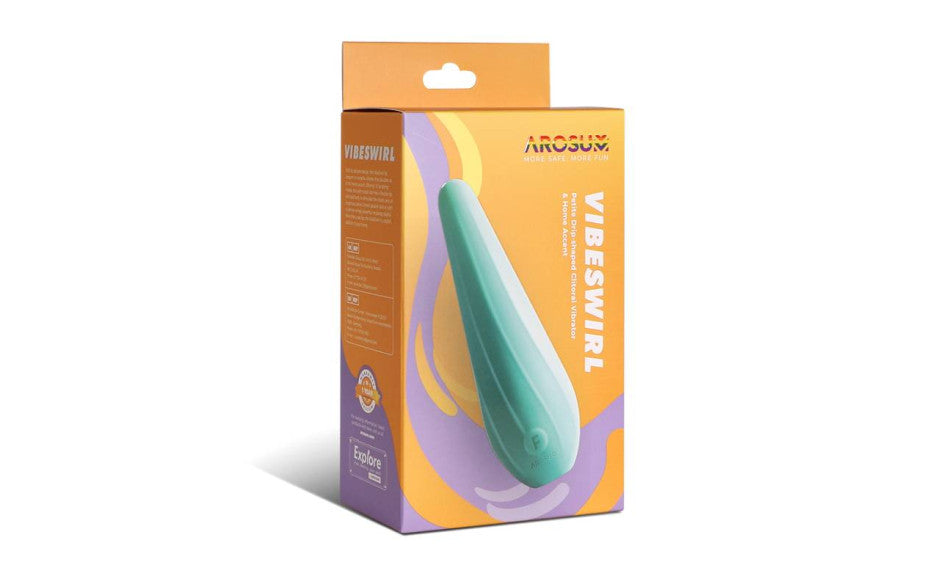 Arosum VibeSwirl Drip Shape Rechargeable Personal Vibrator Arosum