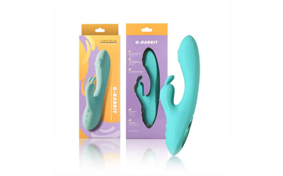 Arosum G Rabbit Rotating G Spot & Clitoral Vibrator Arosum