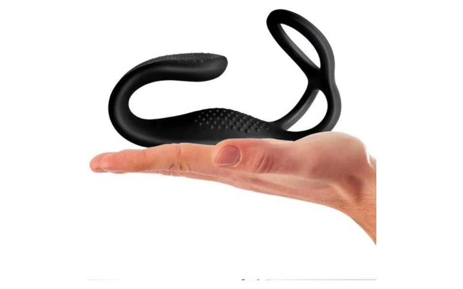 Rocks Off The Vibe Dual Stimulation Pleasure Set Cock Balls & Anal Stimulator Rocks Off