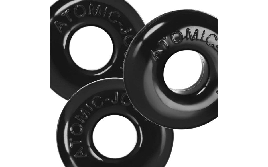 OxBalls Ringer Max Cock Ring Set 3 Piece Black OxBalls