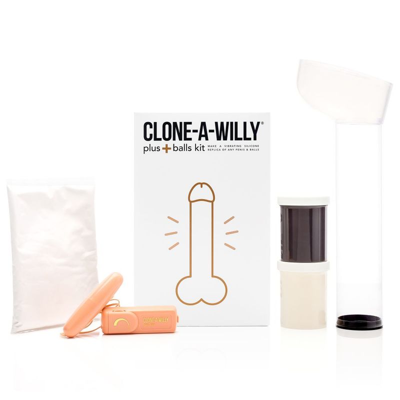 Clone a Willy Plus Balls Kit Deep Skin Tone Clone a Willy Main image