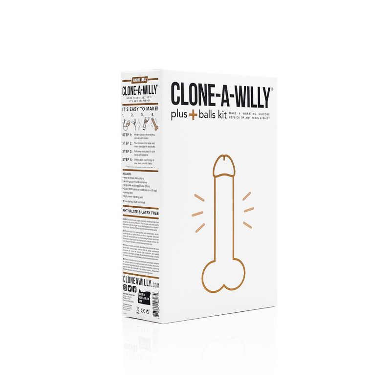 Clone a Willy Plus Balls Kit Deep Skin Tone Secondary image