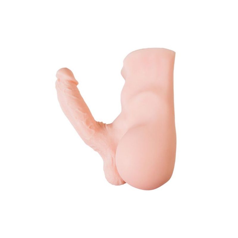 Juicy Long Schlong Manuel Penis Anal & Balls Torso Masturbator Juicy