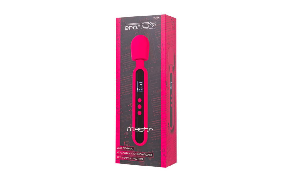 EroTeq Vibrating Body Wand Massager Mashr Pink eroTEQ